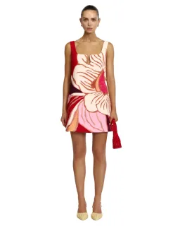Acler Llewellyn Mini Dress Rouge Eclipse Size 12 for rent on The Volte - image 1
