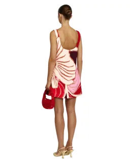 Acler Llewellyn Mini Dress Rouge Eclipse Size 12 for rent on The Volte - image 3