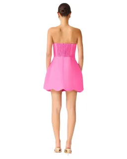Elliatt Laurentia Tulip Mini Dress Fuchsia Pink Size L / AU 12 for rent on The Volte - image 4