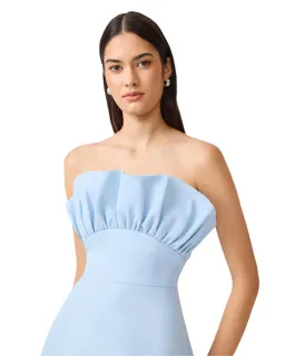 Elliatt Liora Strapless Asymmetric Maxi Gown Powder Blue Size L / AU 12 for rent on The Volte - image 4