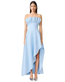 Elliatt Liora Strapless Asymmetric Maxi Gown Powder Blue Size L / AU 12 for rent on The Volte - image 1