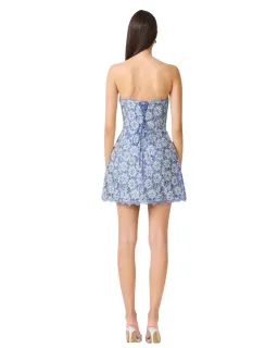 Elliatt Clarisse Tulip Mini Dress Steel Blue Size M / AU 10 for rent on The Volte - image 3
