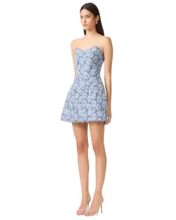 Elliatt Clarisse Tulip Mini Dress Steel Blue Size M / AU 10 for rent on The Volte - image 2