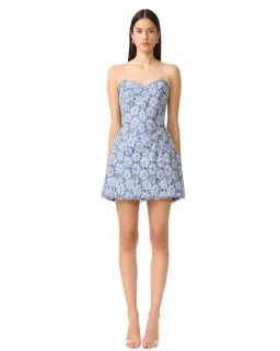 Elliatt Clarisse Tulip Mini Dress Steel Blue Size M / AU 10 for rent on The Volte - image 1