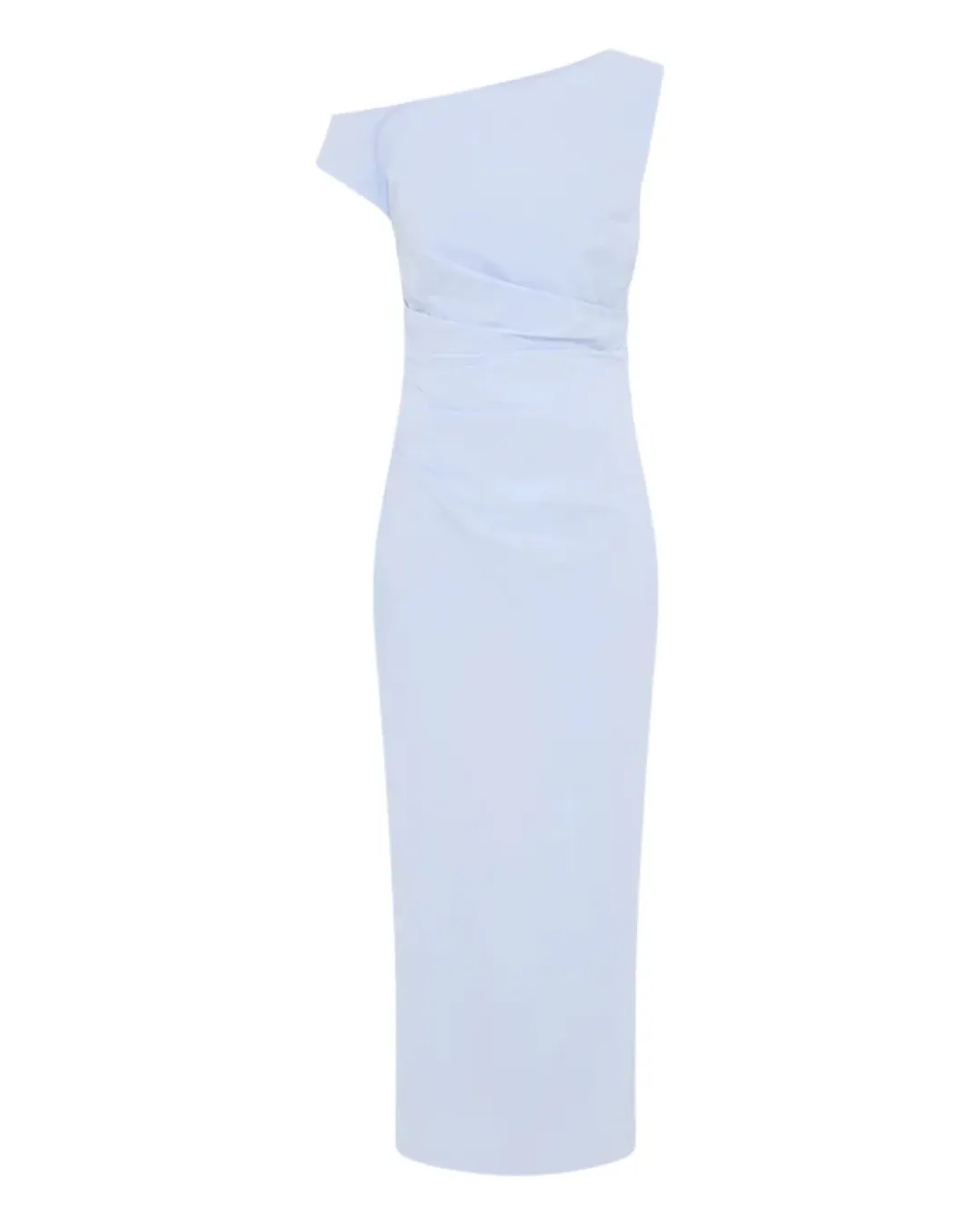 Shona Joy Campbell Off Shoulder Maxi Dress Cornflower Blue Size 8 for rent on The Volte - main image