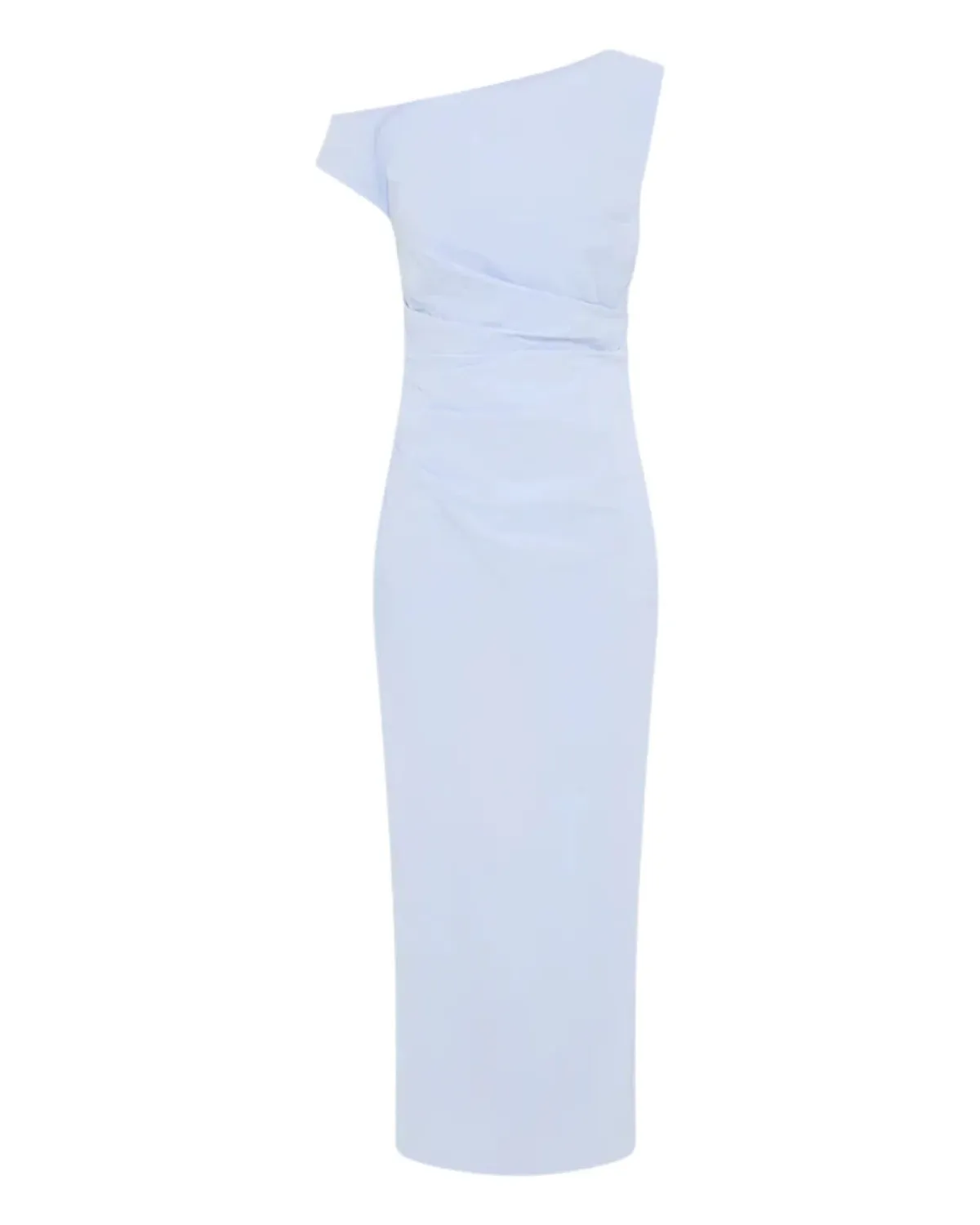 Shona Joy Campbell Off Shoulder Maxi Dress Cornflower Blue Size 8 - Image 5