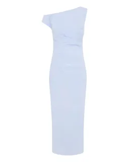 Shona Joy Campbell Off Shoulder Maxi Dress Cornflower Blue Size 8 for rent on The Volte - image 5
