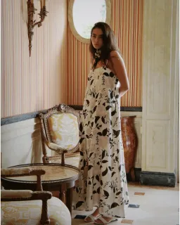 Morton Mac Camilla Maxi Dress Verdant Rose Size S / AU 8 for rent on The Volte - image 1