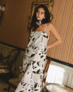 Morton Mac Camilla Maxi Dress Verdant Rose Size S / AU 8 for rent on The Volte - image 4