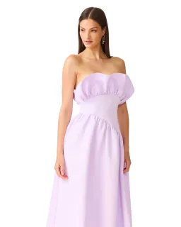 Elliatt Laurel Strapless Maxi Dress Purple Size L / AU 12 for rent on The Volte - image 3