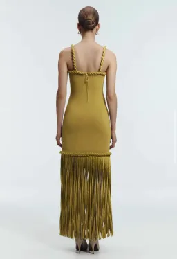 Aje Ribiona Knit Midi Dress | Size 14 / XL for rent on The Volte - image 2