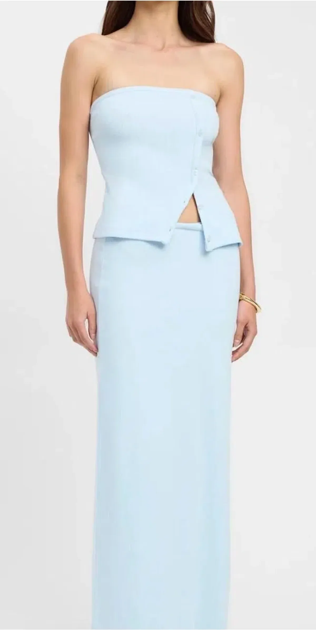 Kookai Light Blue Lucie Button Set - Image 1