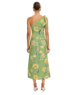 Kivari Eve One Shoulder Midi Dress Size 12 for rent on The Volte - image 2