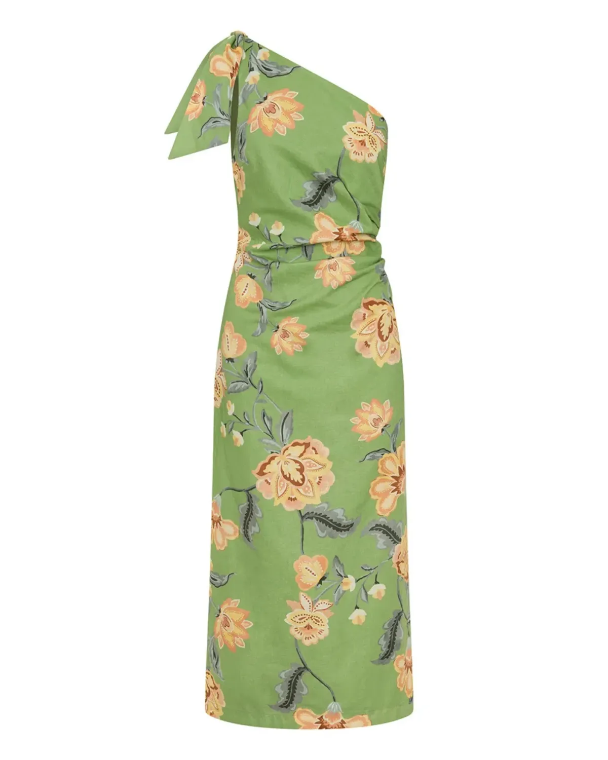 Kivari Eve One Shoulder Midi Dress Size 14 - Image 5