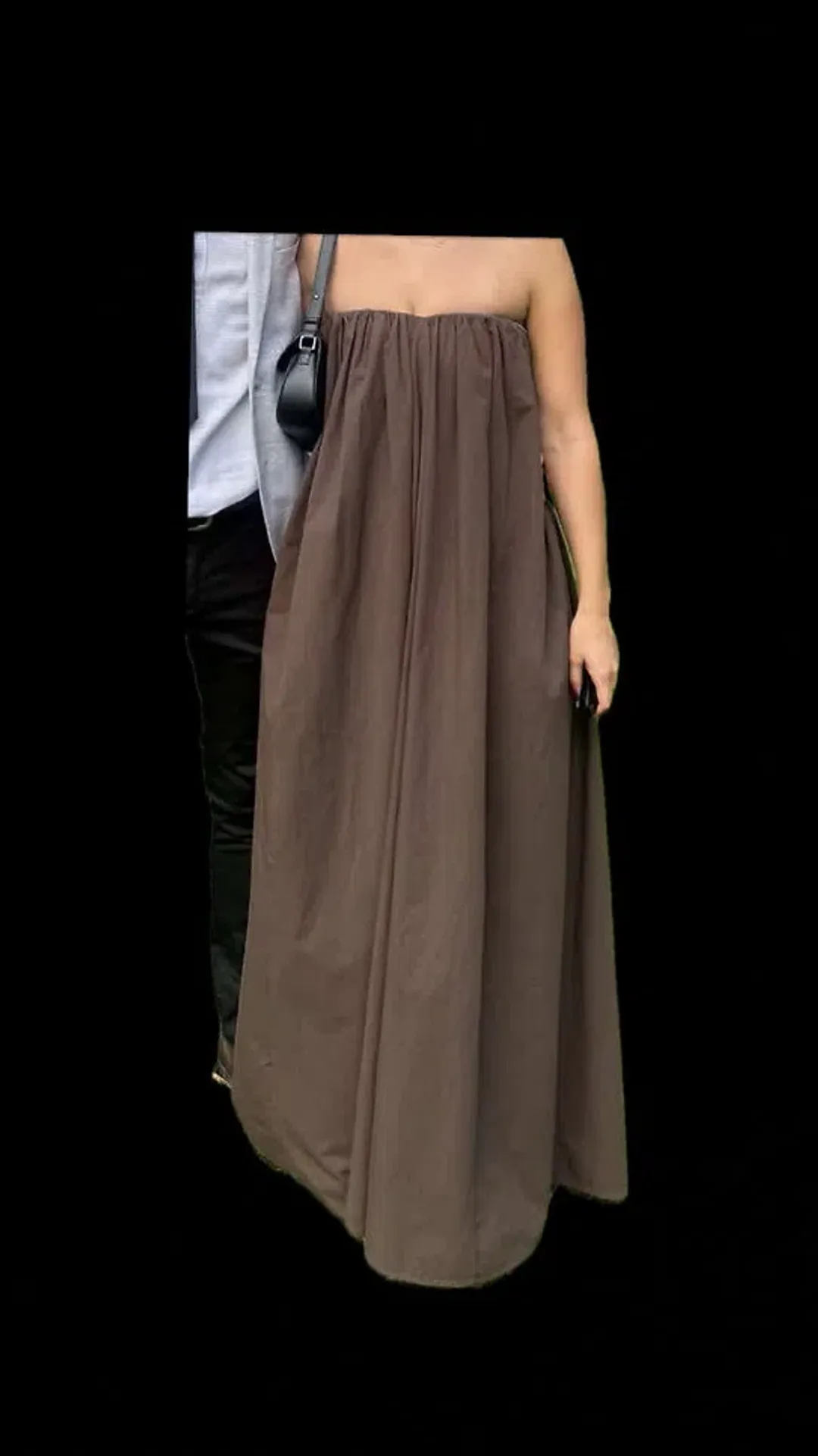 Dissh Roisin Bitter Chocolate Maxi Dress for rent on The Volte - main image