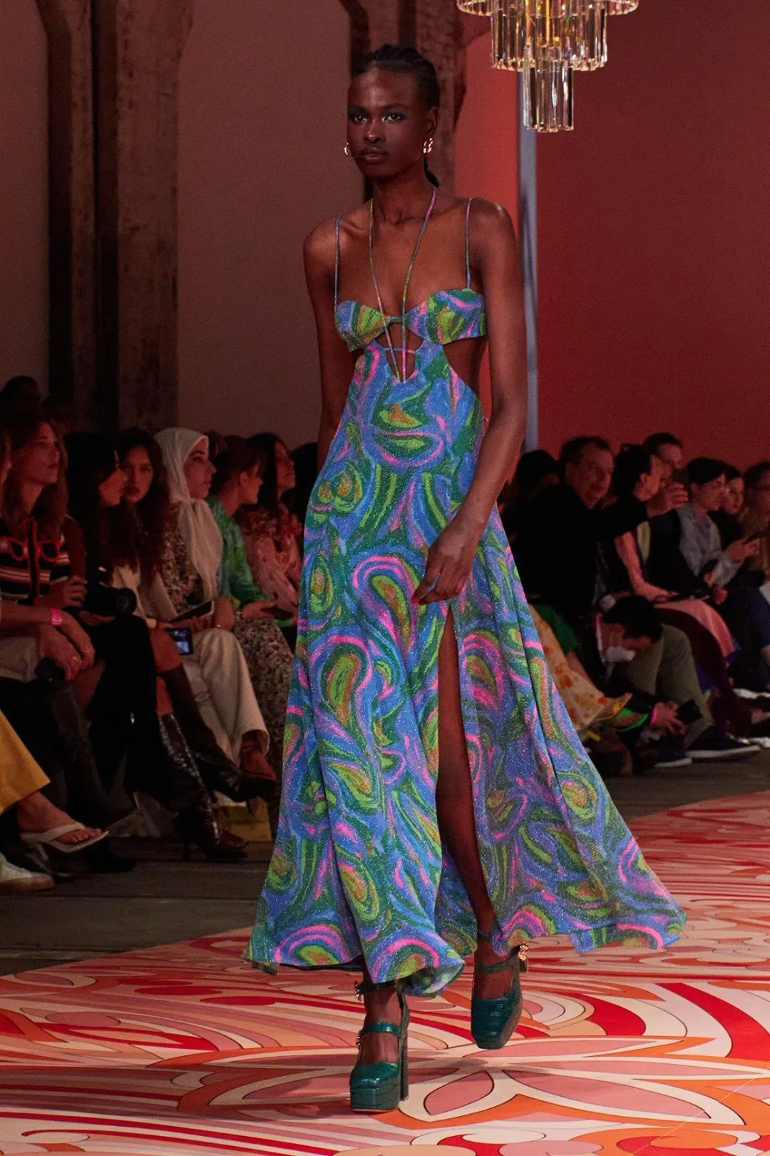 Alice McCall Swan Lake Midi Dress Clover Size 8 for rent on The Volte - main image