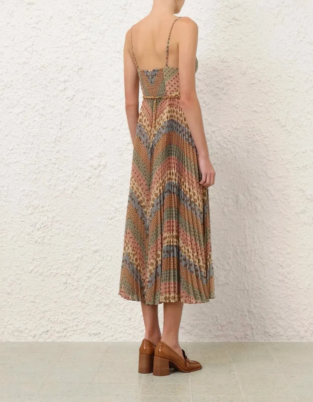 Zimmermann Sunray Pleated Picnic Dress - size 1 for rent on The Volte - main image