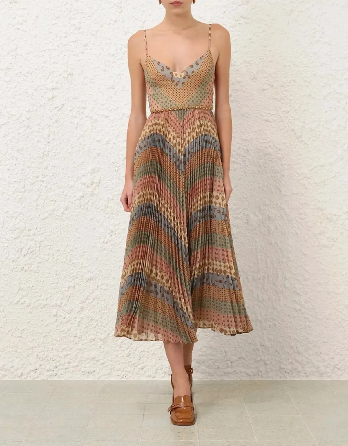 Zimmermann Sunray Pleated Picnic Dress - size 1 - Image 1