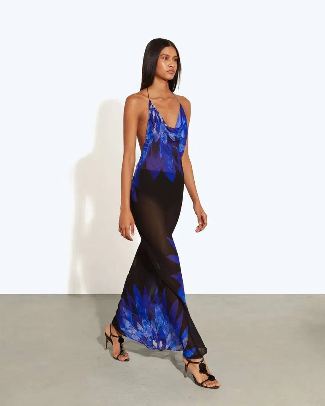 RAT & BOA CORALINA MAXI DRESS FLORAL PRINT SIZE 12 for rent on The Volte - main image