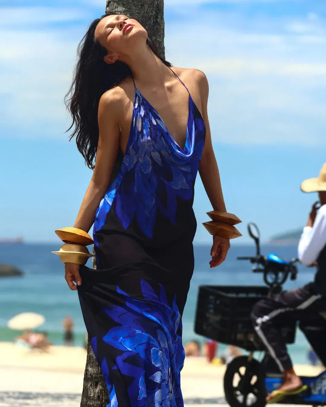 RAT & BOA CORALINA MAXI DRESS FLORAL PRINT SIZE 12 for rent on The Volte - main image