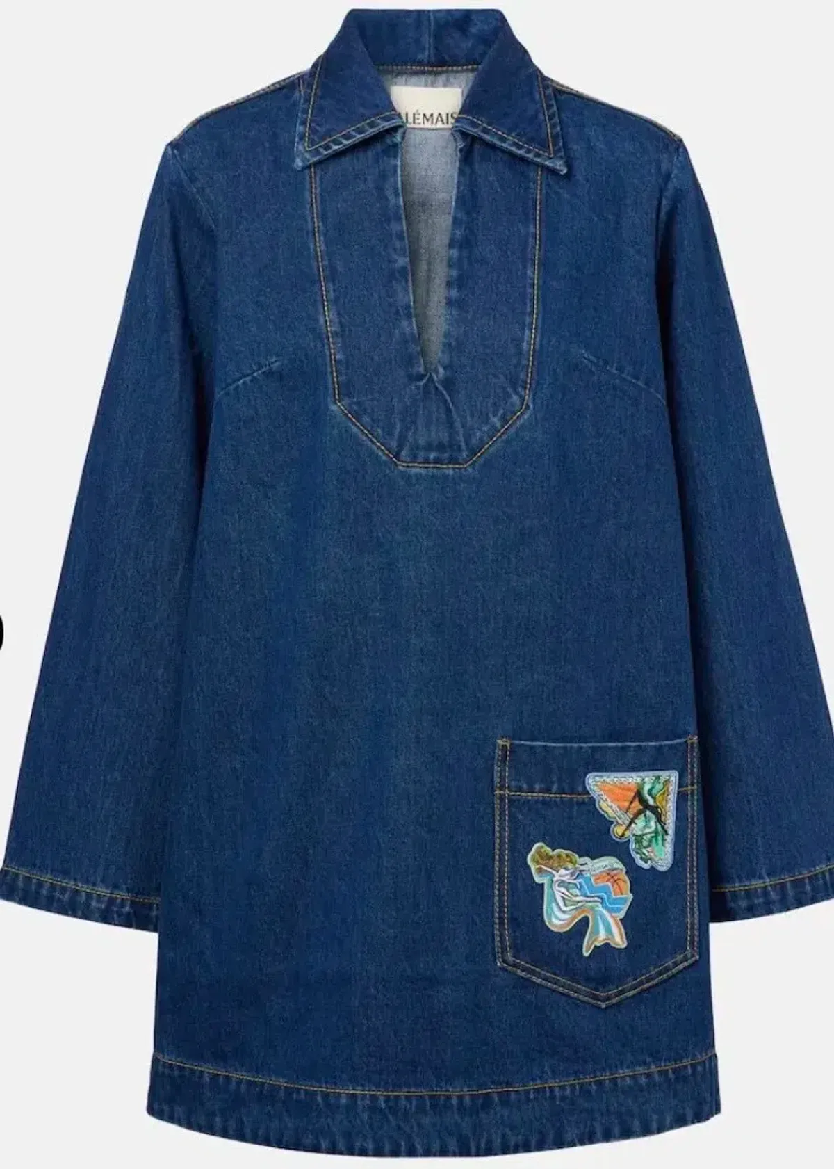 Alémais Speedy Denim Minidress Size:8 - Image 2