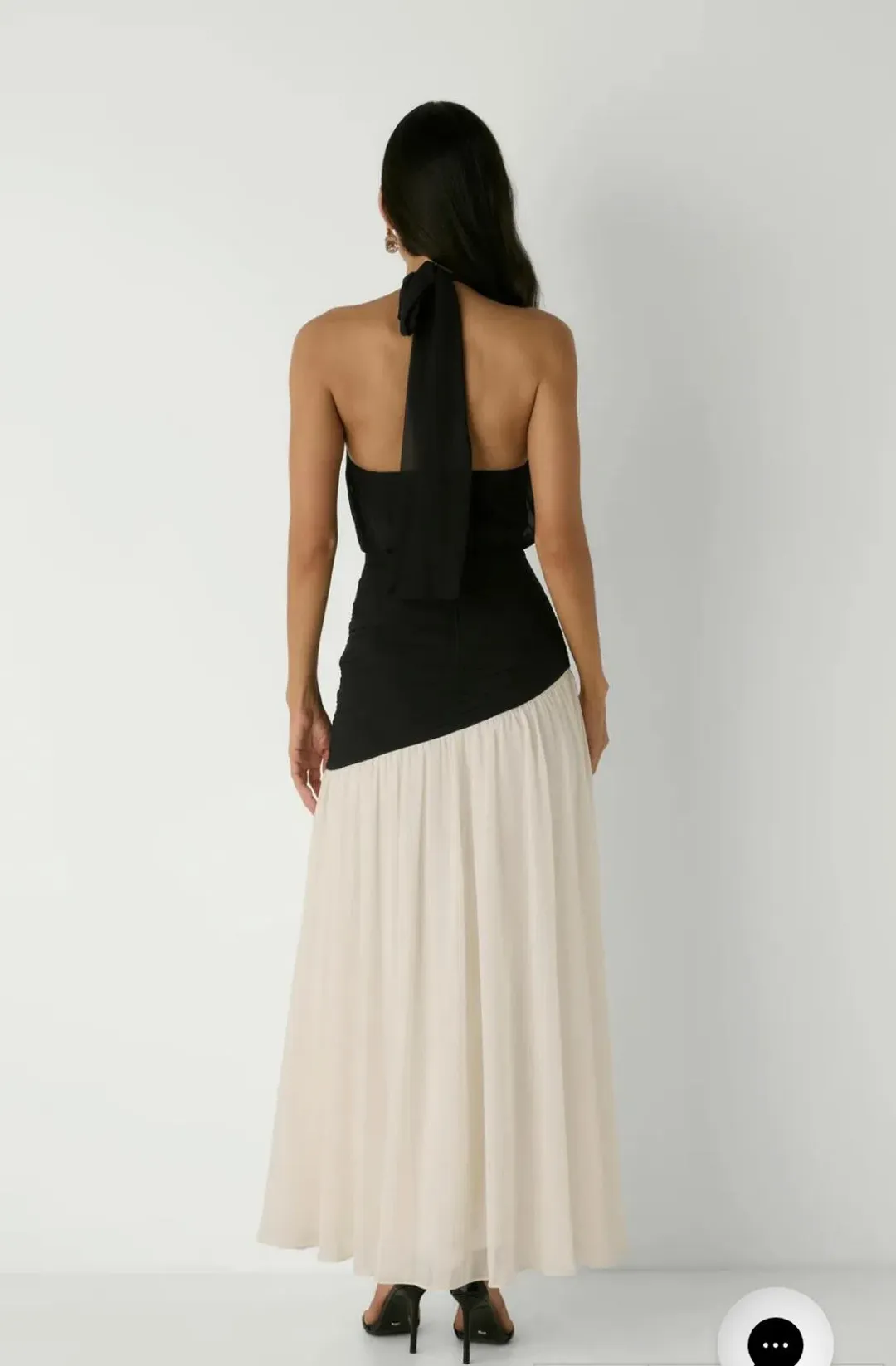 Sheike Florence Gown, Black & White for rent on The Volte - main image