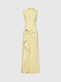 Sheike TAMMY MAXI DRESS Yellow Dress for rent on The Volte - image 6