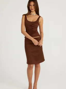 Ance Gria Atlein Set in Brown Size 6 for rent on The Volte - image 1