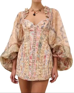 Zimmermann Rebellion Corded Mini Dress (Size OP) for rent on The Volte - image 1