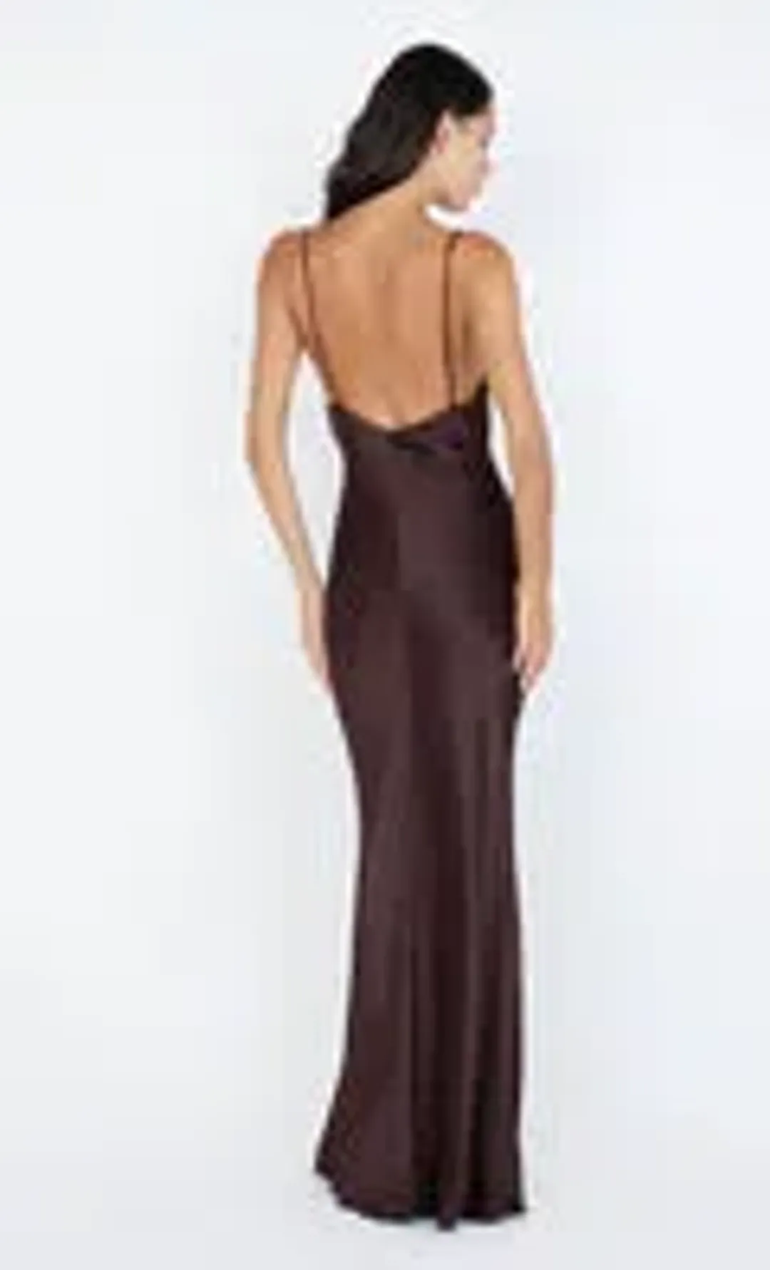 MOON DANCE V MAXI DRESS DARK CHOCOLATE for rent on The Volte - main image