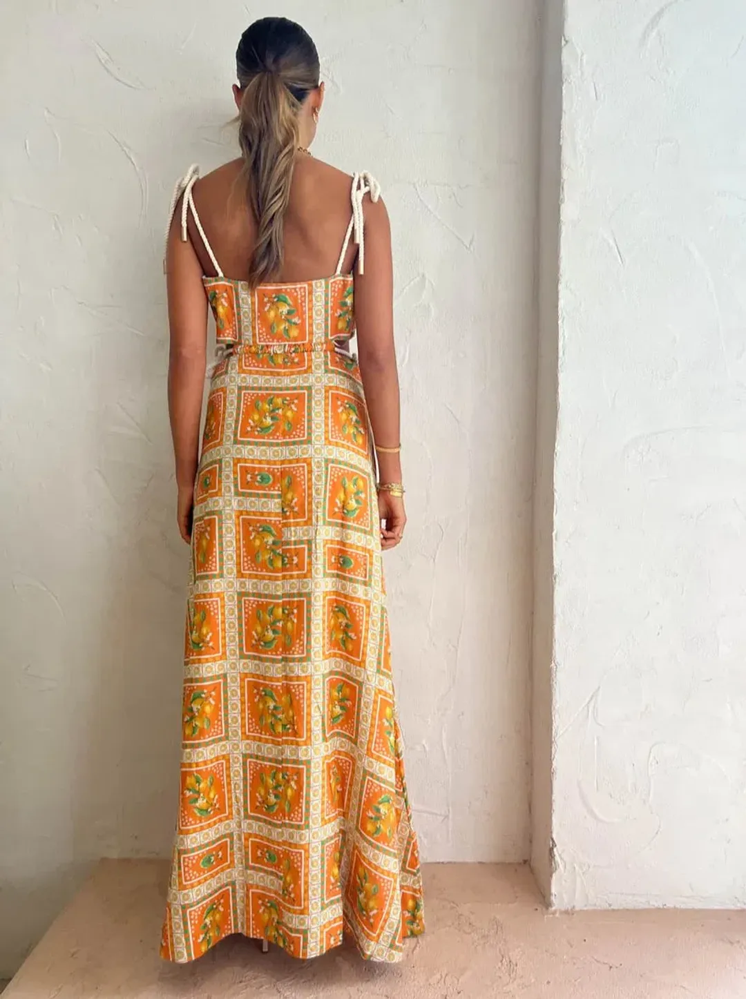 By Nicola Lemonade Tie Maxi for rent on The Volte - main image
