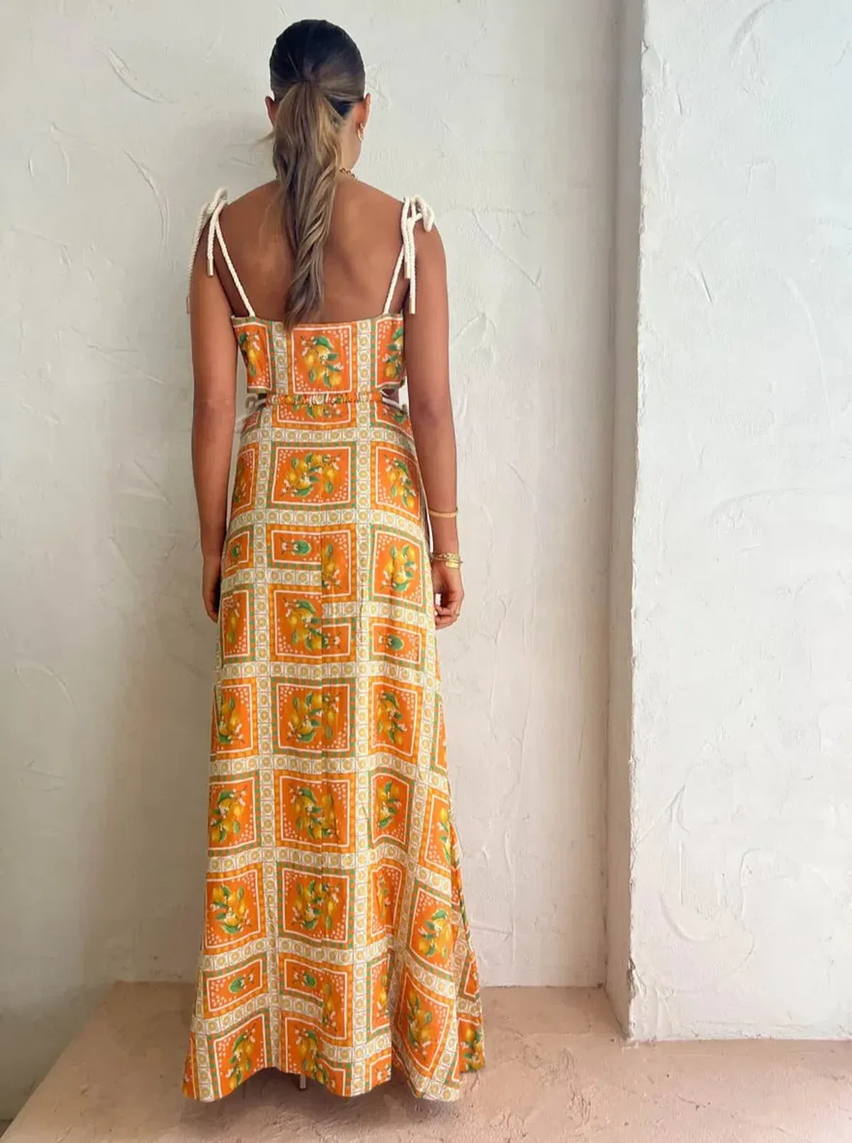 By Nicola Lemonade Tie Maxi - Image 2