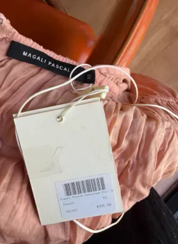 Magali Pascal Jacqueline Maxi Dress Peach Size XS for rent on The Volte - image 6