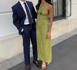 Savannah Morrow Verita Green Maxi Dress Size XXS for rent on The Volte - image 5