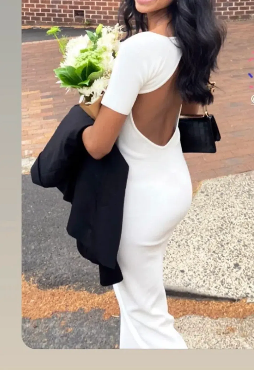 By Johnny White Midi dress size S for rent on The Volte - main image