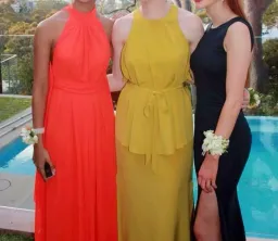 Carla Zampatti Orange Tangerine gown size 4 for rent on The Volte - image 2