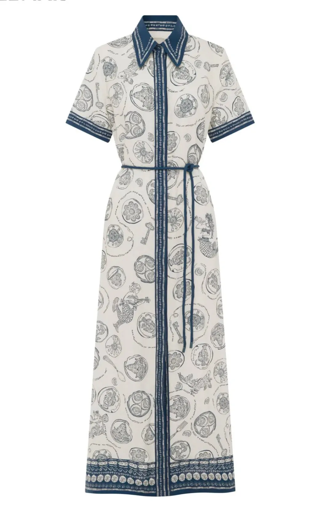 Alèmais Lucky Shirt Dress for rent on The Volte - main image