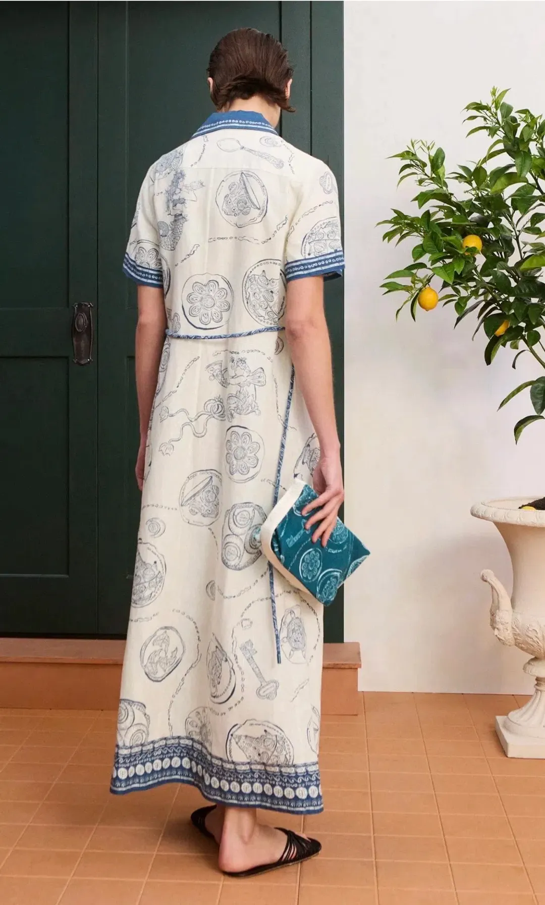 Alèmais Lucky Shirt Dress for rent on The Volte - main image
