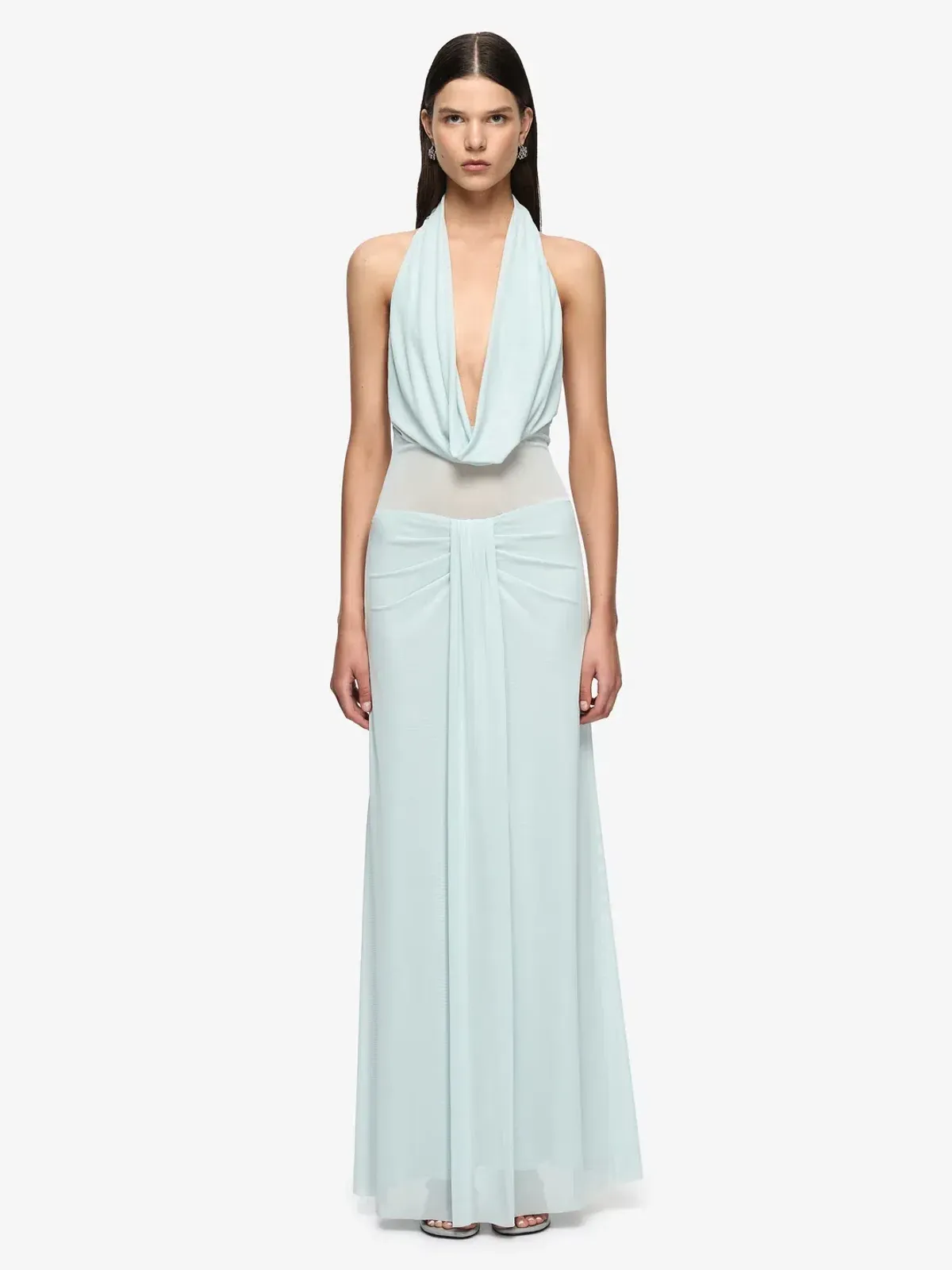 Bec & Bridge Isora Halter Maxi Mist Blue Size S (8) - Image 1