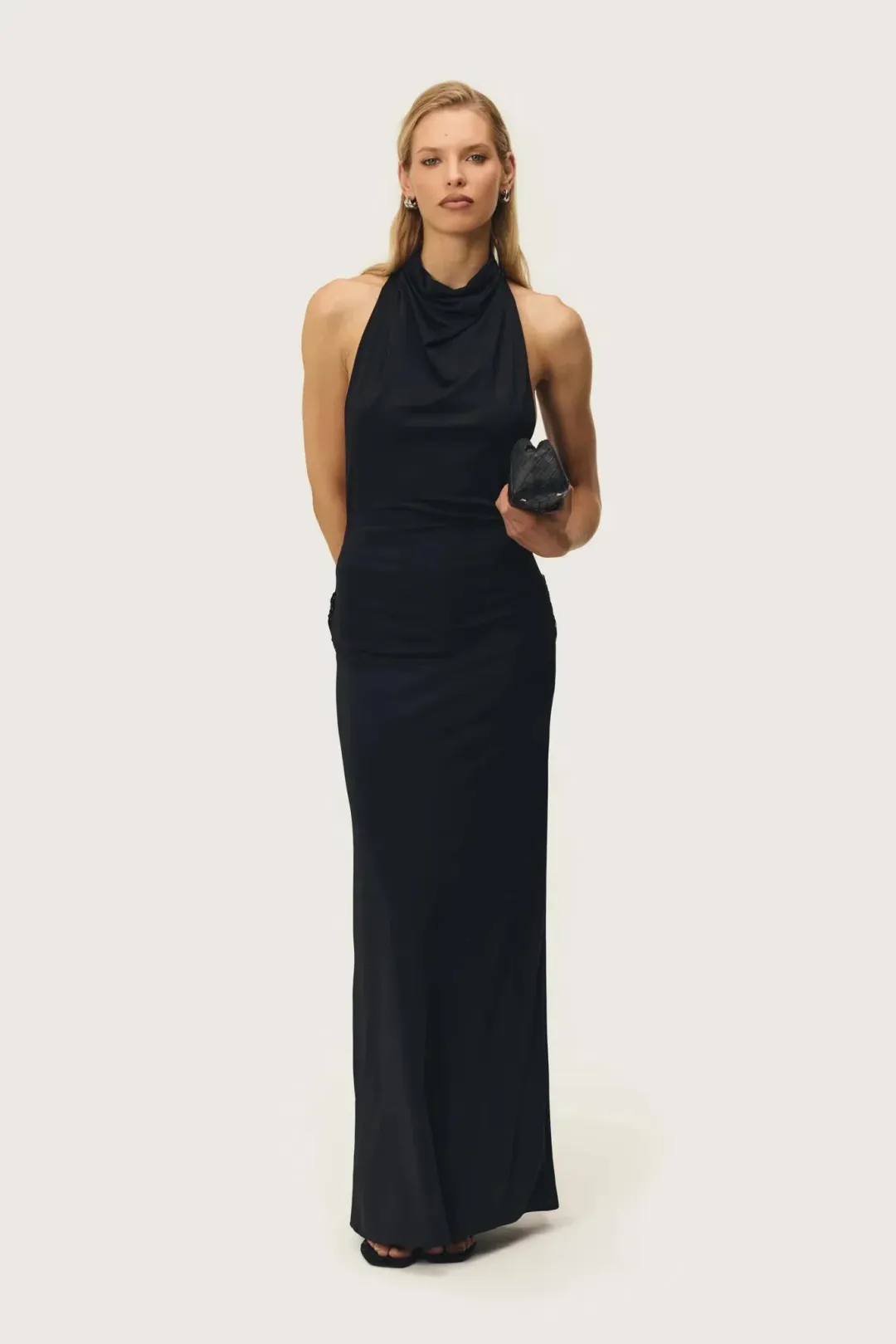 ARCINA ORI JEAN DRESS BLACK SIZE 8 for rent on The Volte - main image