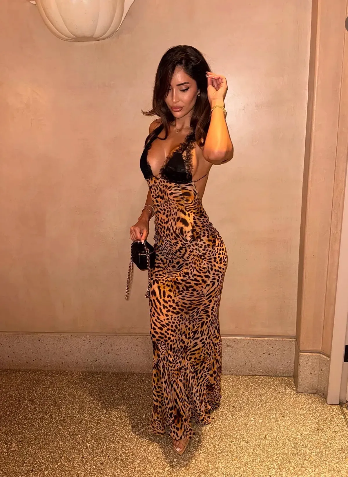 Rat & Boa Akima leopard slip dress size 8 - Image 2