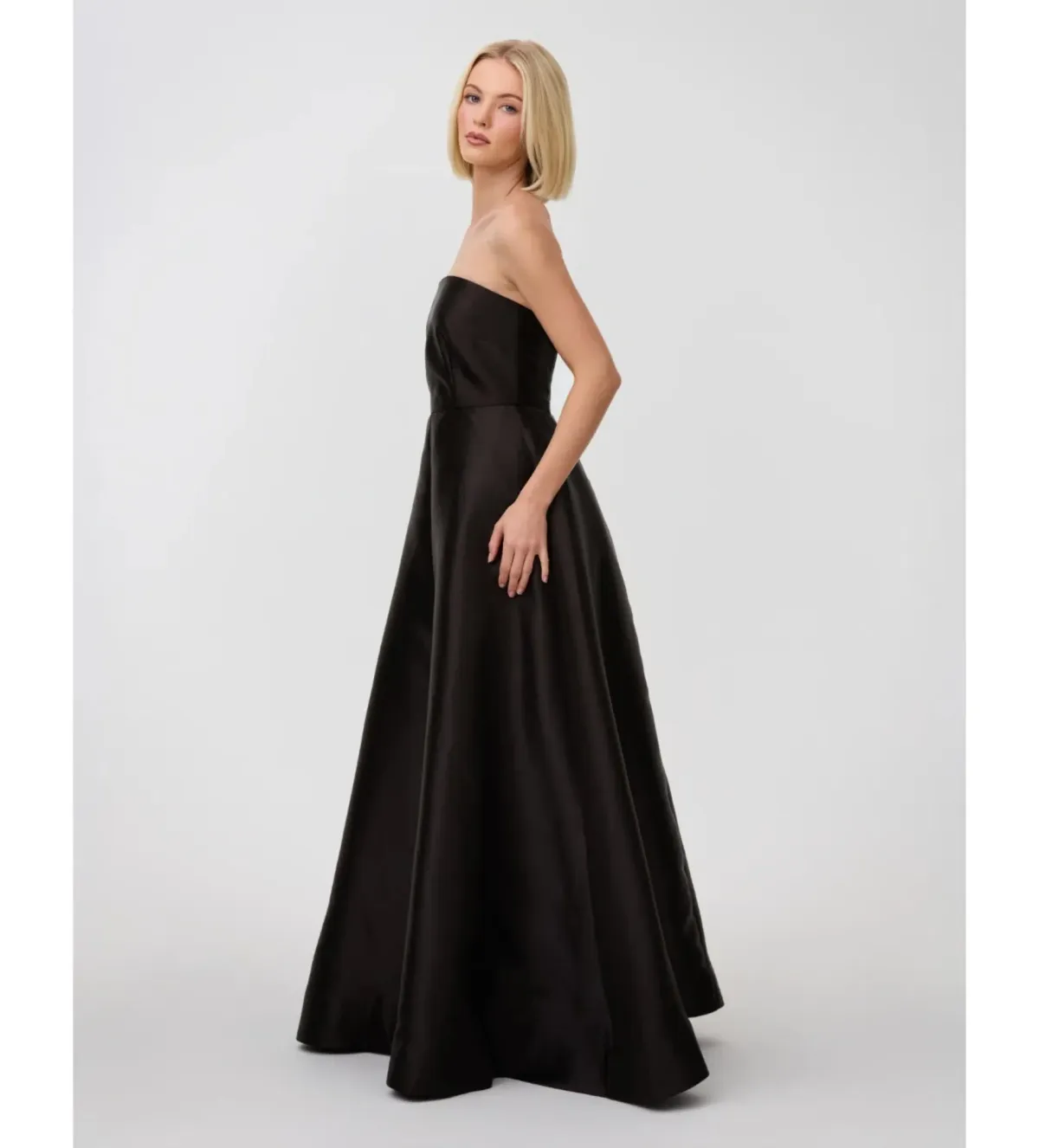 Aston Studio Audrey Gown in Nero Size AU10 - Image 2
