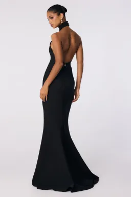 Nookie Palais Halter Gown in Black Size S / AU 8 for rent on The Volte - image 3