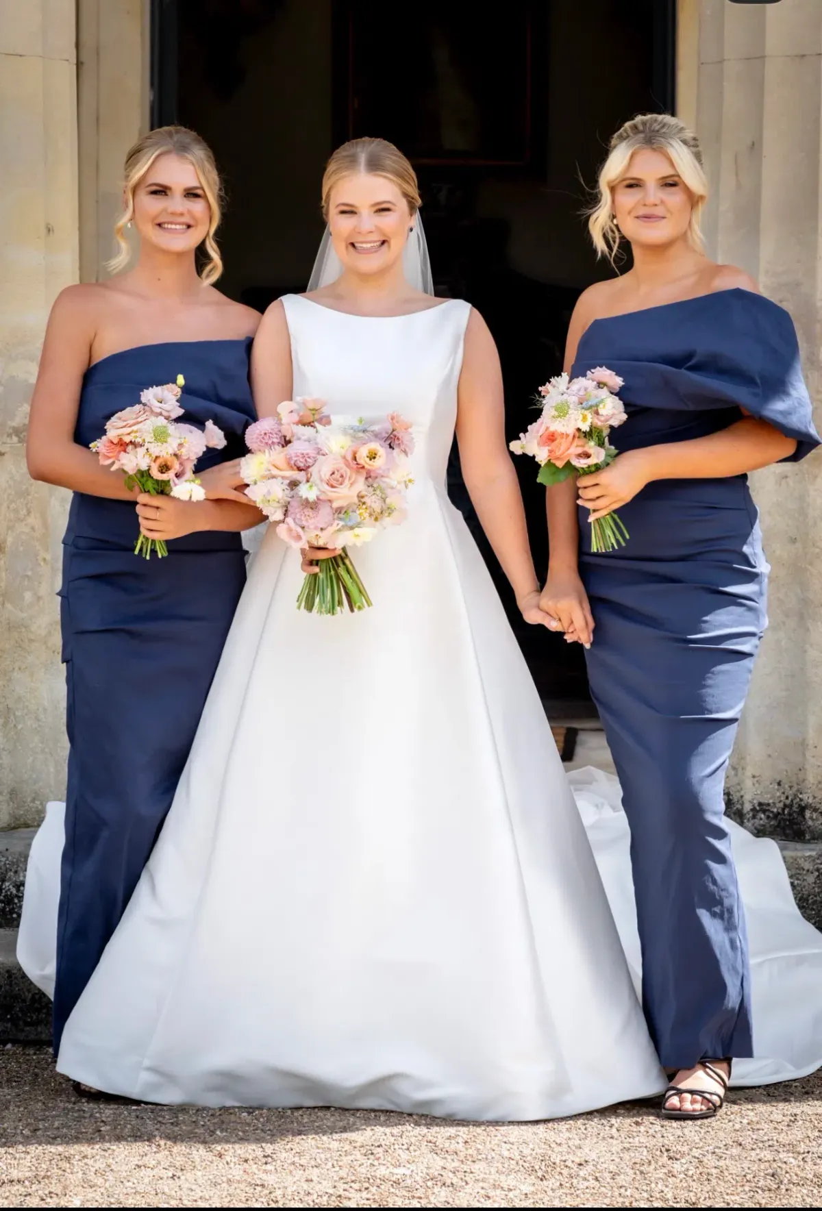 Rachael Gilbert, Kat Gown, Navy, Size 12 - Image 1