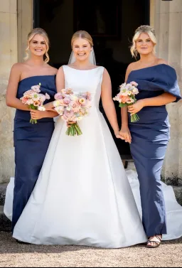 Rachael Gilbert, Kat Gown, Navy, Size 12 for rent on The Volte - image 1