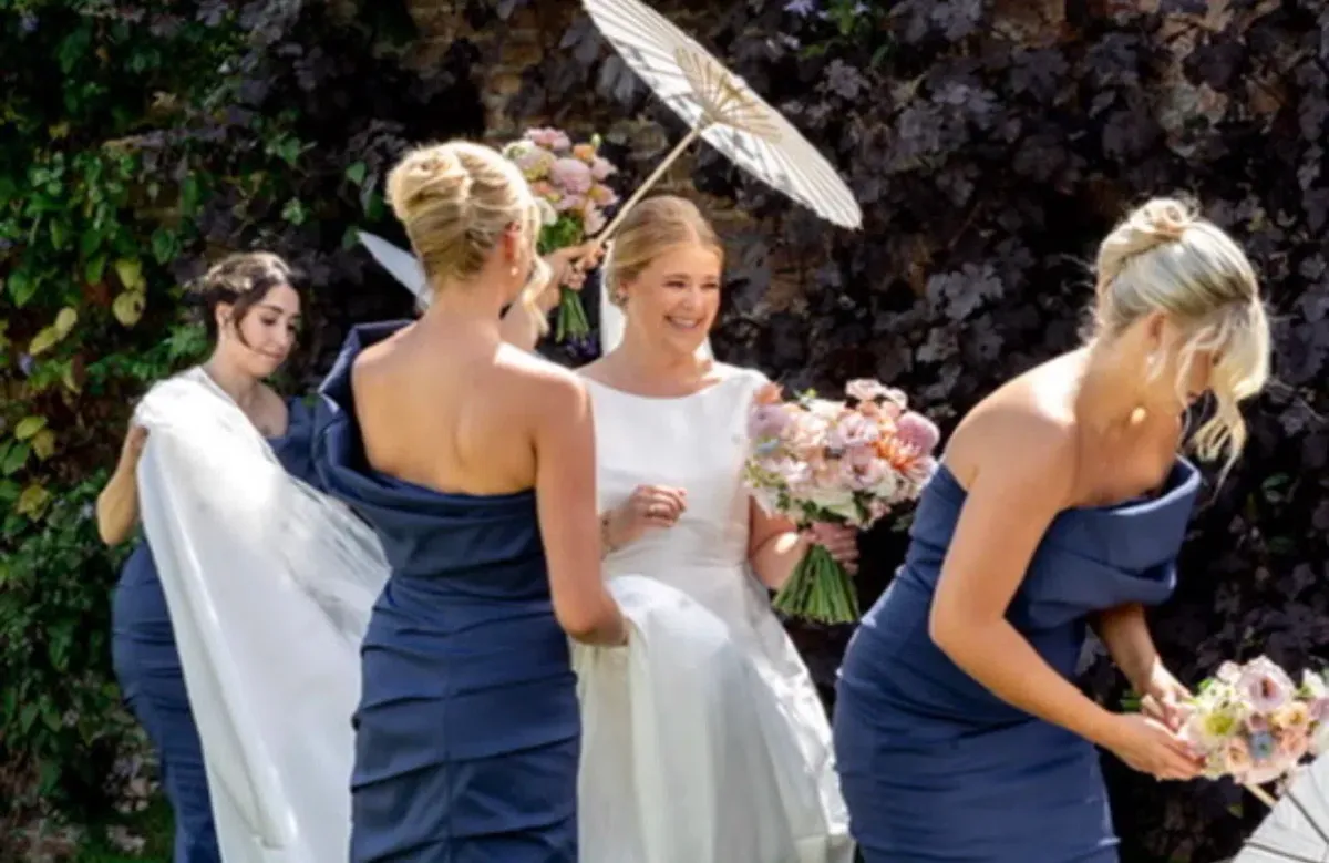 Rachael Gilbert, Kat Gown, Navy, Size 12 - Image 3