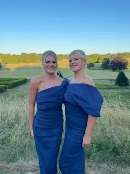 Rachael Gilbert, Kat Gown, Navy, Size 12 for rent on The Volte - image 2