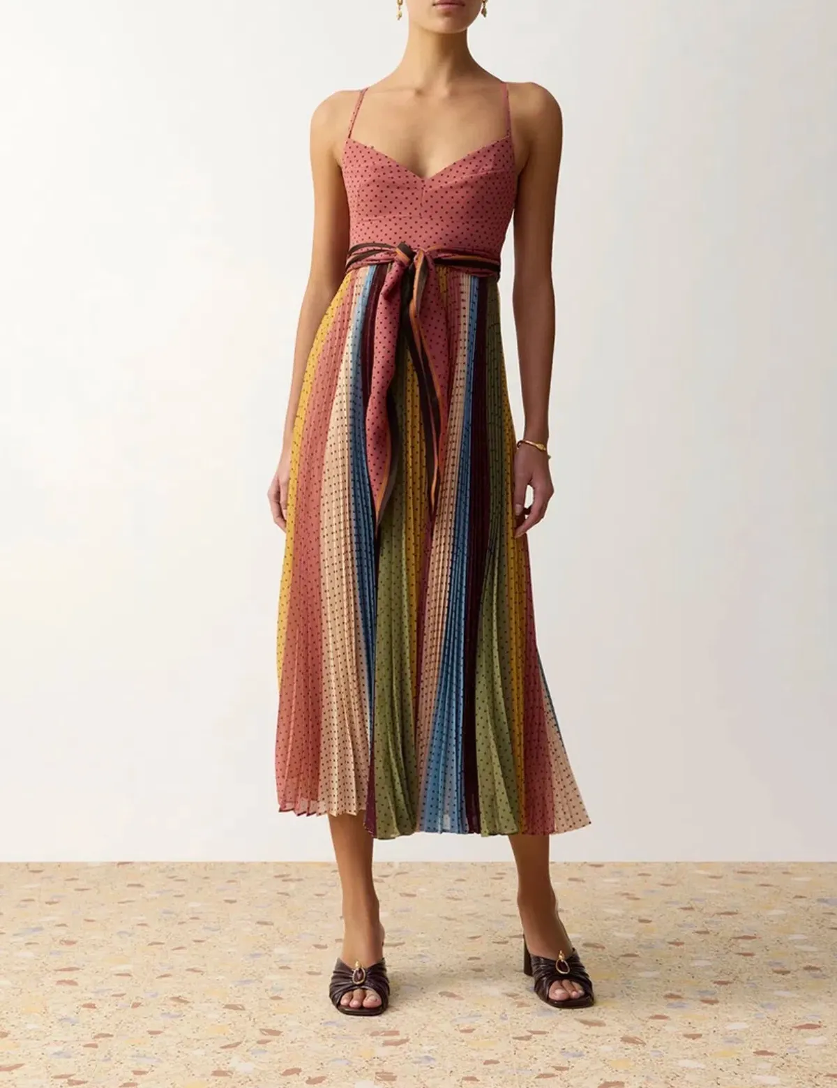 Zimmermann Sunray Pleated Picnic Dress - size 1 - Image 1
