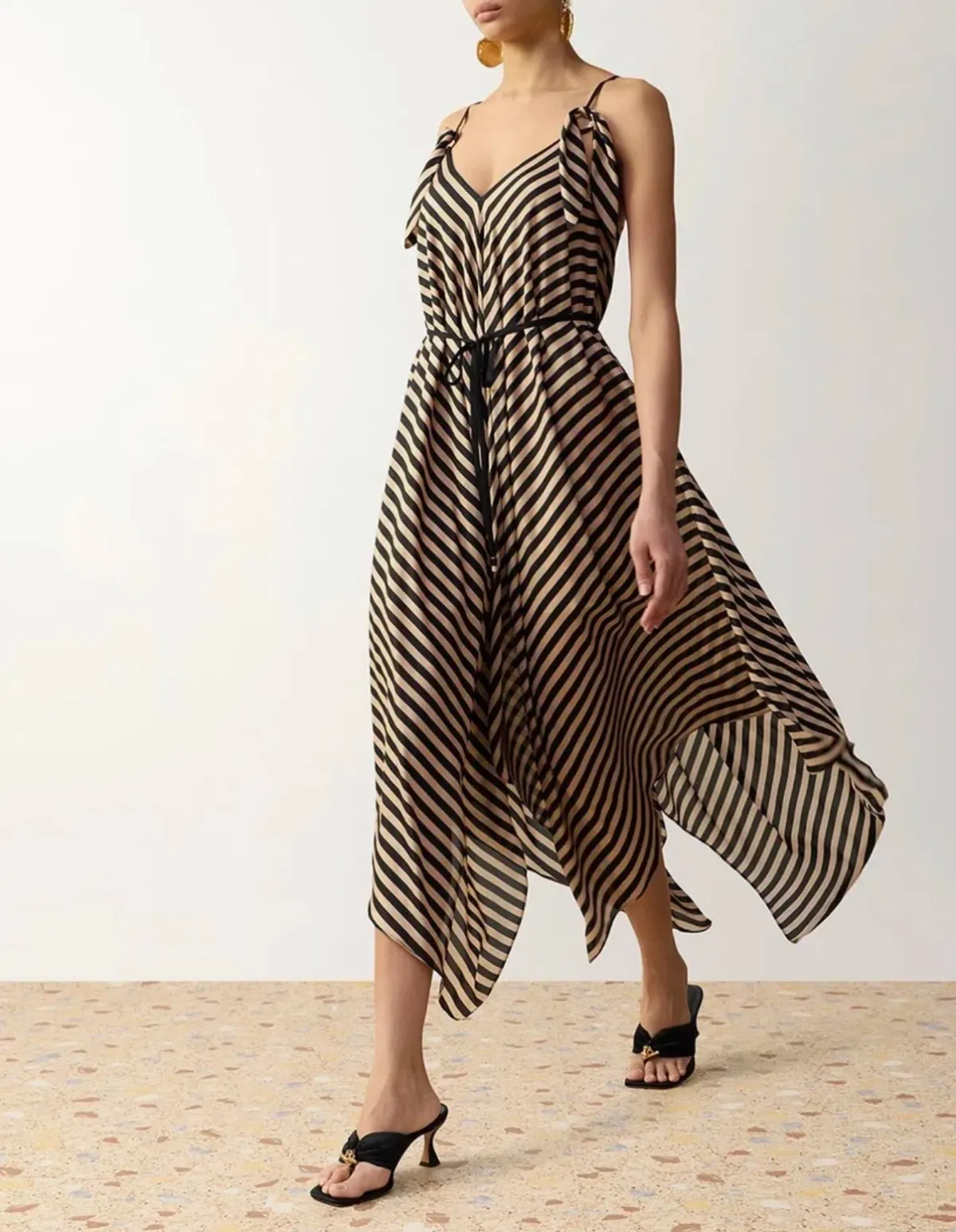 Zimmermann FAIRLIGHT SCARF HEM MIDI DRESS - size 1 - Image 2