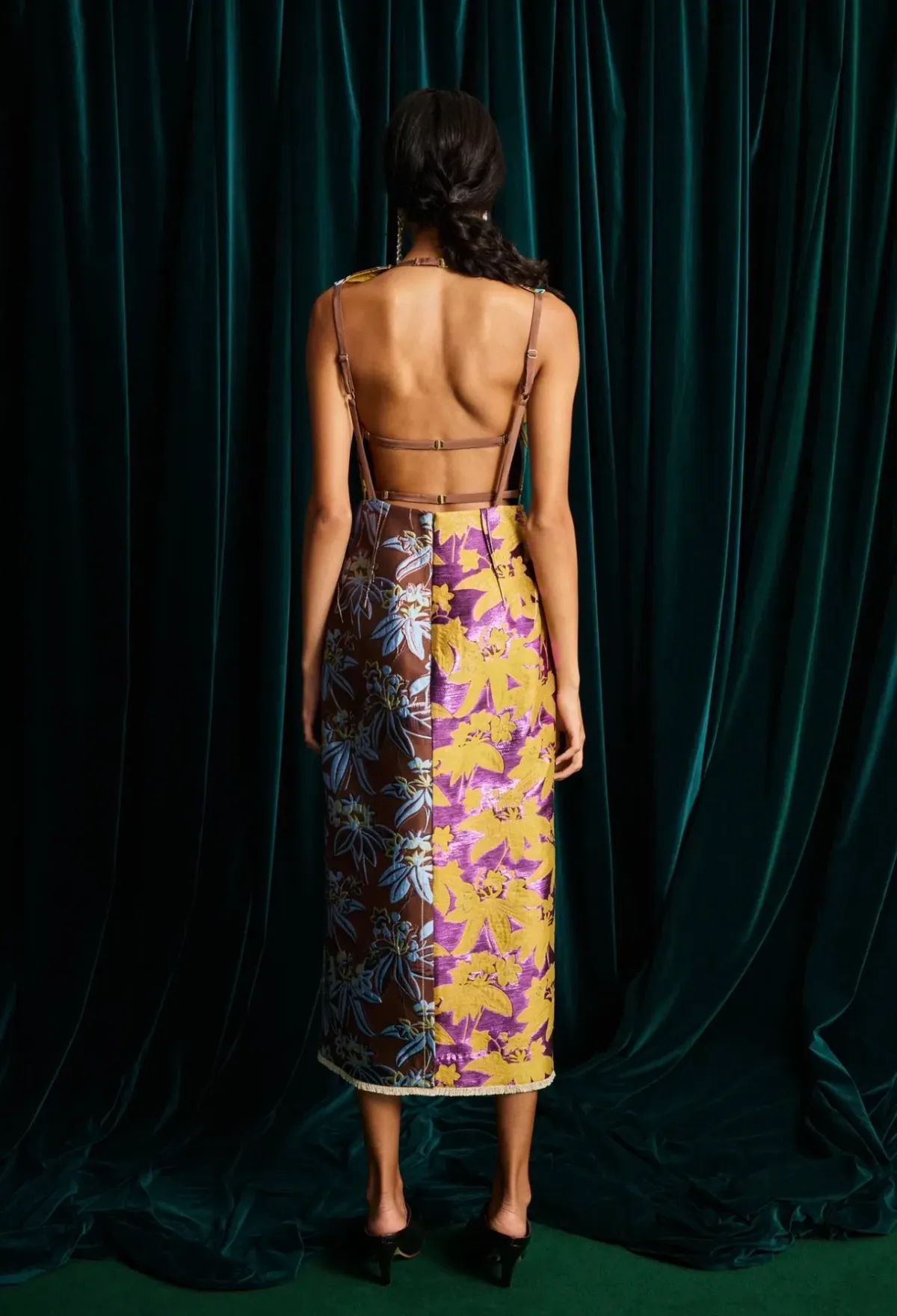 Alemais Bodie Jacquard gown size 8 - Image 2